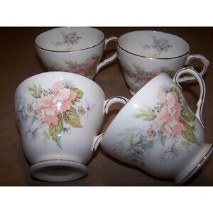 Duchess Fine Bone‎ China Made in England Set of 4 cups